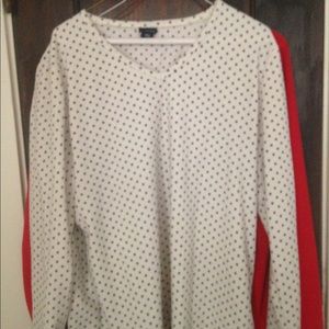 White vevlet with black dots